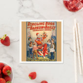 Party Paper servetten met een  Circus Poster (Insitu)
