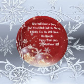 Party papier Bord Ze zal Beer een zoon Xmas 7"