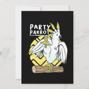 Party Parrot Bird Kaart