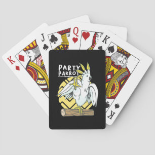 Party Parrot Bird Pokerkaarten