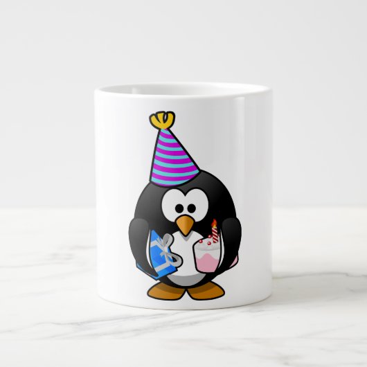 Party Penguin Grote Koffiekop (Voorkant)