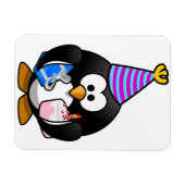 Party Penguin Magneet (Horizontaal)