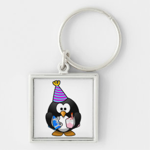 Party Penguin Sleutelhanger