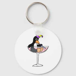Party Penguin Sleutelhanger