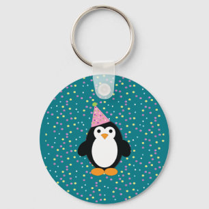 Party Penguin Sleutelhanger