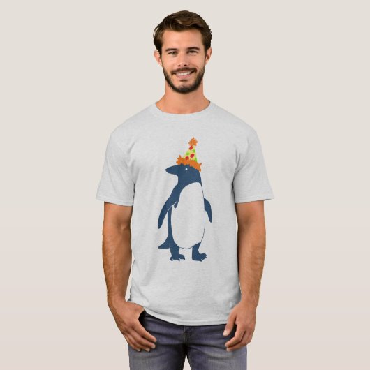 Party Penguin T-shirt (Voorkant volledig)
