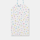 Party Penguin zonnebril, kind jarig Cadeaulabel (Achterkant)