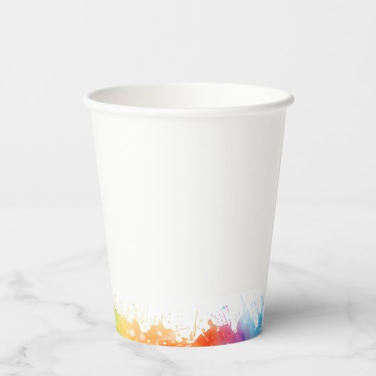 Party Penguin zonnebril, kind jarig Papieren Bekers (Achterkant)