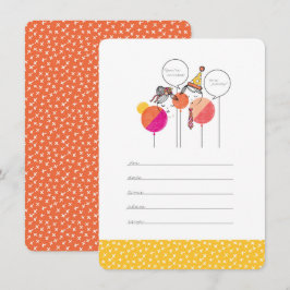 Party People 4,5" x 6,25" uitnodigingen