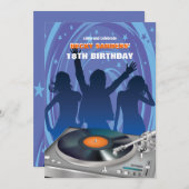 Party People Invitation Kaart (Voorkant / Achterkant)