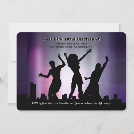 Party People Uitnodiging (Voorkant)