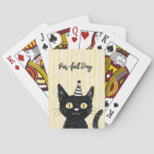 Party Pet Cat Purfect Dag Verjaardag Party Game Pokerkaarten (Achterkant)