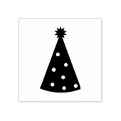 Party Pet met Polka Dots Art Stamp Rubberstempel (Afrduk)