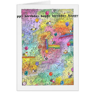 "Party Petten" Birthday Kaart