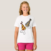 Party Petten Meisjes T-shirt (Voorkant volledig)