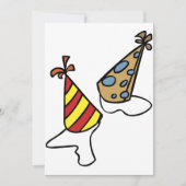 Party Petten Uitnodigingen (Voorkant)