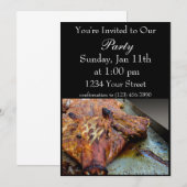Party pig Invite Kaart (Voorkant / Achterkant)