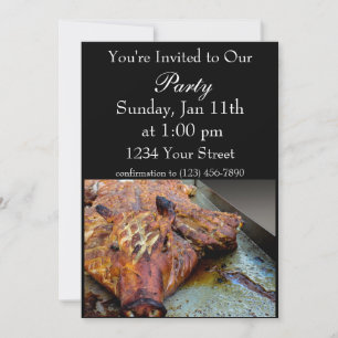 Party pig Invite Kaart