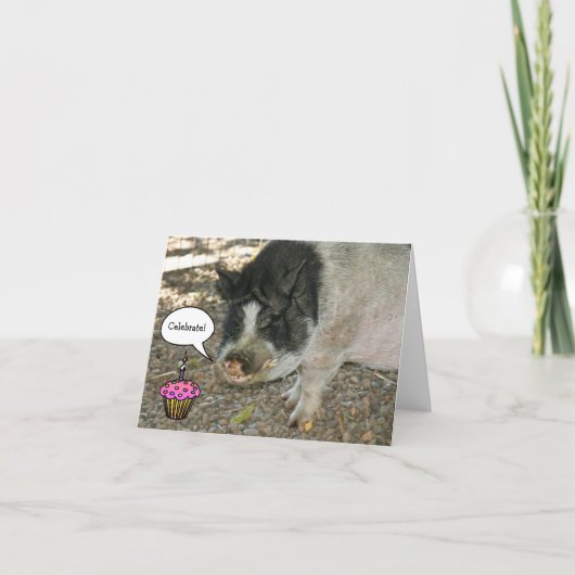 Party pig Kaart (Voorkant)