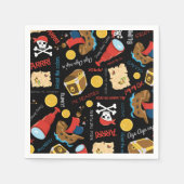 Party Pirate Napkins Servet (Voorkant)
