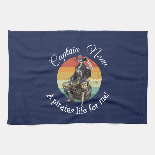 Party Pirate thema Theedoek (Horizontaal)