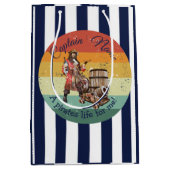 Party Pirate verjaardag Medium Gift Bag Cadeauzakje (Voorkant)