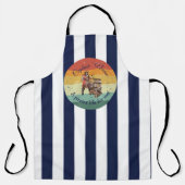 Party Pirate verjaardagsfeest Schort (Voorkant)