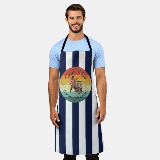 Party Pirate verjaardagsfeest Schort (Gedragen)