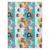 Party Pirates Boy Verjaardag Tafelkleed (Voorkant)