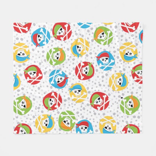 Party Pirates Fleece Deken (Voorkant (Horizontaal))