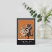 Party Planner / Banjo Player / Music Teacher Card Visitekaartje (Staand voorkant)