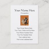 Party Planner / Banjo Player / Music Teacher Card Visitekaartje (Achterkant)