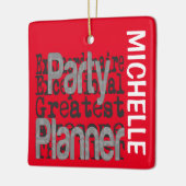 Party Planner Extraordinaire CUSTOM Keramisch Ornament (Links)