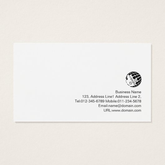 Party Planner Special Skills Service PastelStripes Visitekaartje (Achterkant)