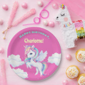  Party Plates to a magical birthday party. Papieren Bordje (Feest)