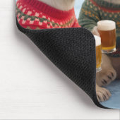 Party Polar Bears Wearing Christmas Ugly Sweaters Muismat (Hoek)