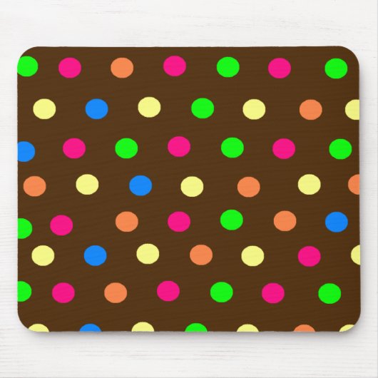 Party Polka Dot Mousepad Muismat (Voorkant)