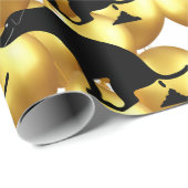 Party Pooper Hilarische Pooping Dog Cadeaupapier (Rol Hoek)