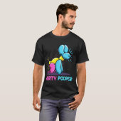 Party Pooper Kidcore ballon Dog Birthday ballon T-shirt (Voorkant volledig)