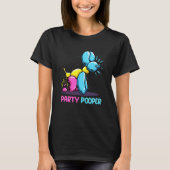 Party Pooper Kidcore ballon Dog Birthday ballon T-shirt (Voorkant)