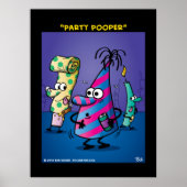"Party Pooper" Poster (Voorkant)