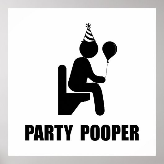 Party Pooper Poster (Voorkant)