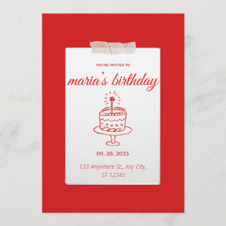 Party Pop! Editable Birthday Invitation – Fun & Co Kaart
