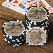 Party Posse Beste Man Rustieke Cowboy vrijgezellen Poker Chips