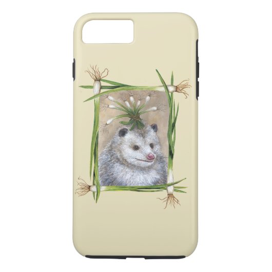 Party Possum in scallion border Case-Mate iPhone Case (Achterkant)