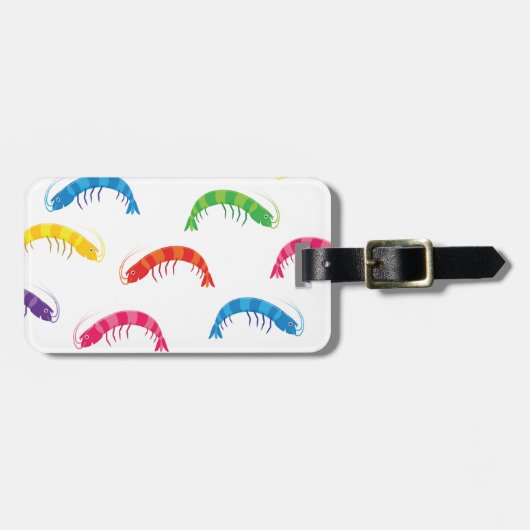 Party Prawns Bagagelabel (Voorkant horizontaal)