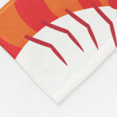 Party Prawns Fleece Deken (Hoek)