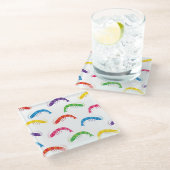 Party Prawns Glazen Onderzetter (Schuin)