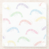 Party Prawns Glazen Onderzetter (Achterkant)