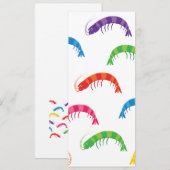 Party Prawns Kaart (Voorkant / Achterkant)